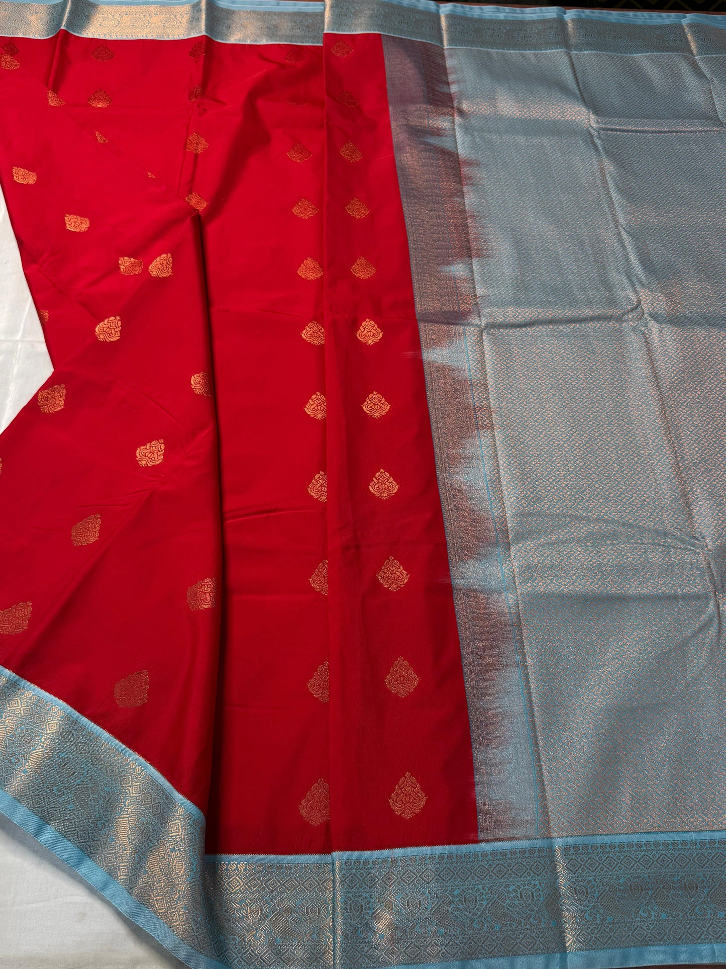 Kanchipuram semi silk saree
