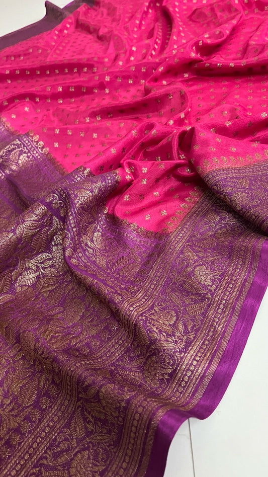 Banarasi Crepe Saree