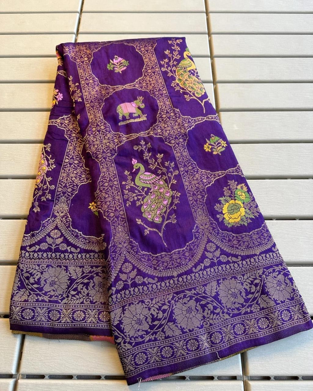 Banarasi Crepe Saree