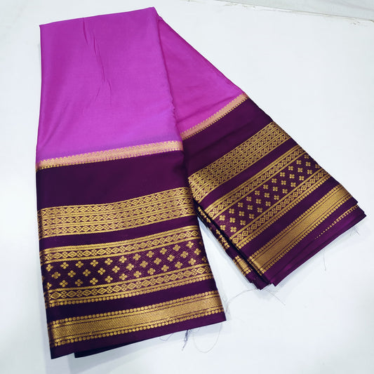 Mysore semi crepe silk saree
