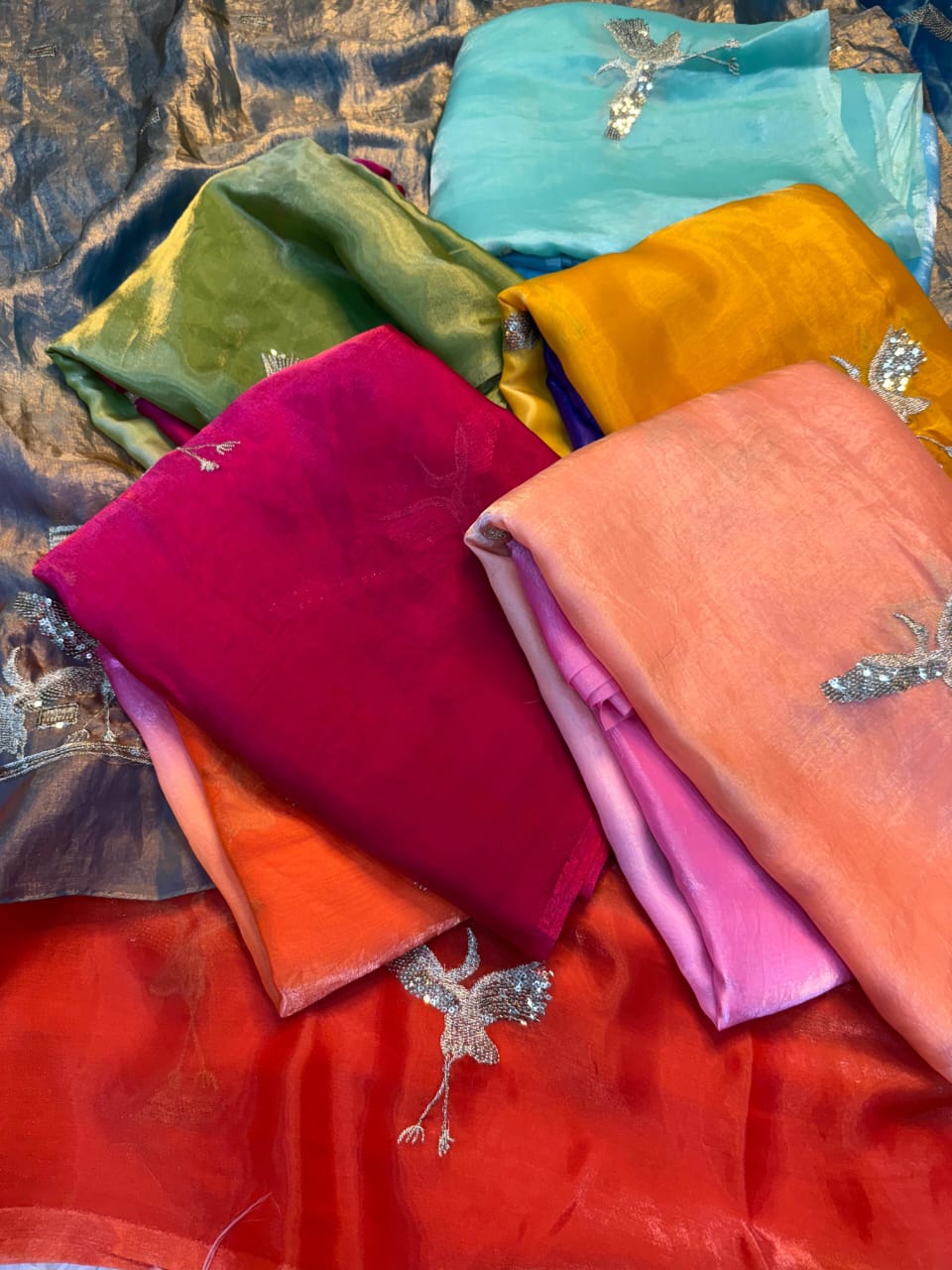 Viscose party wear saree