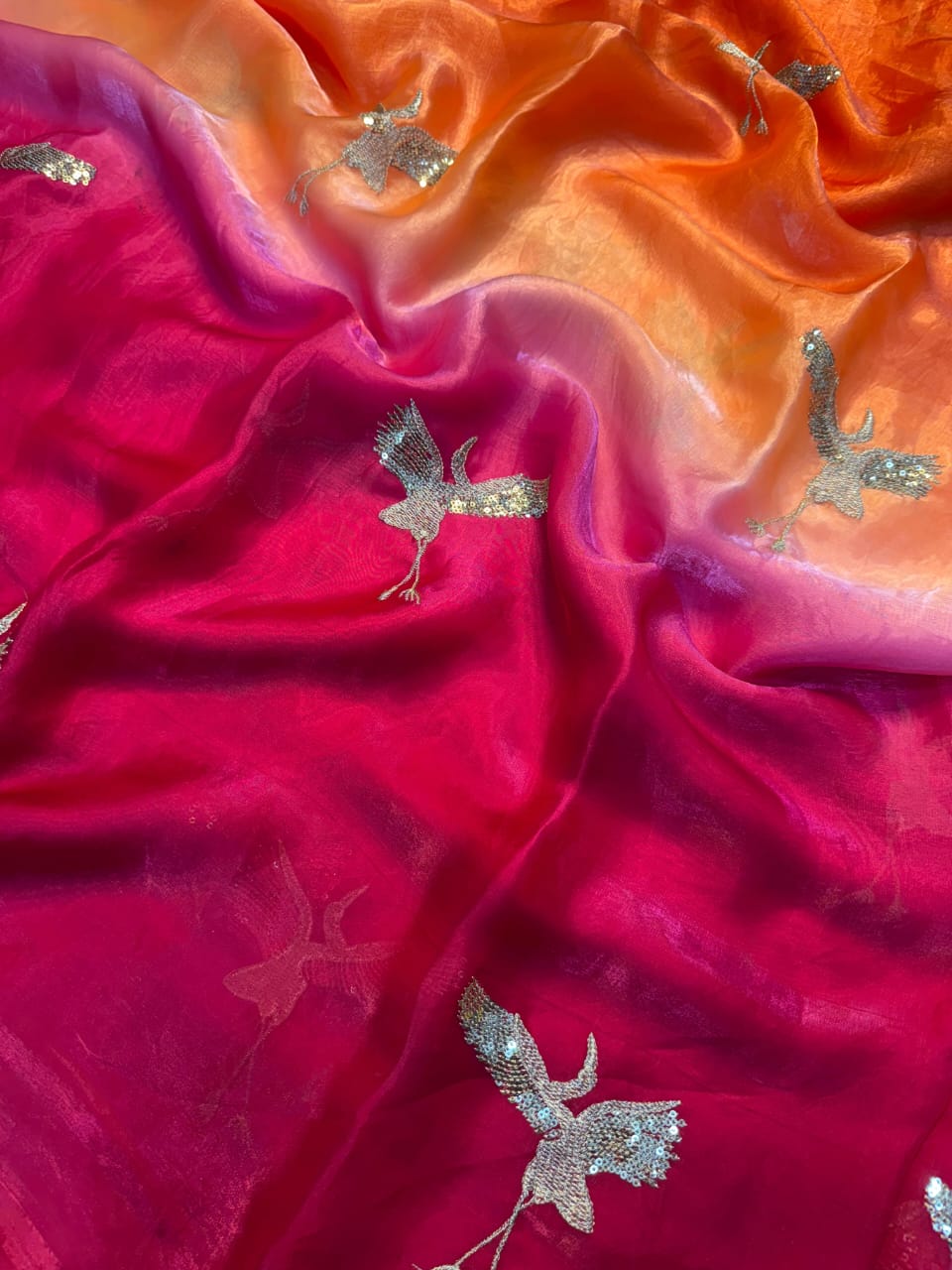 Viscose party wear saree