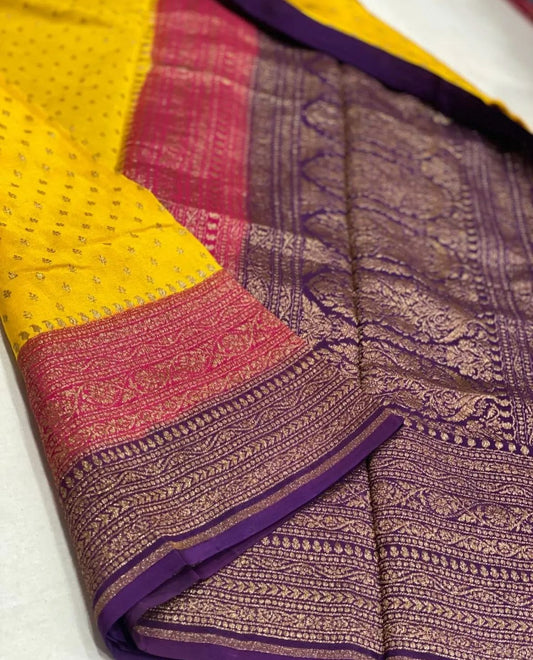 Banarasi Crepe Saree