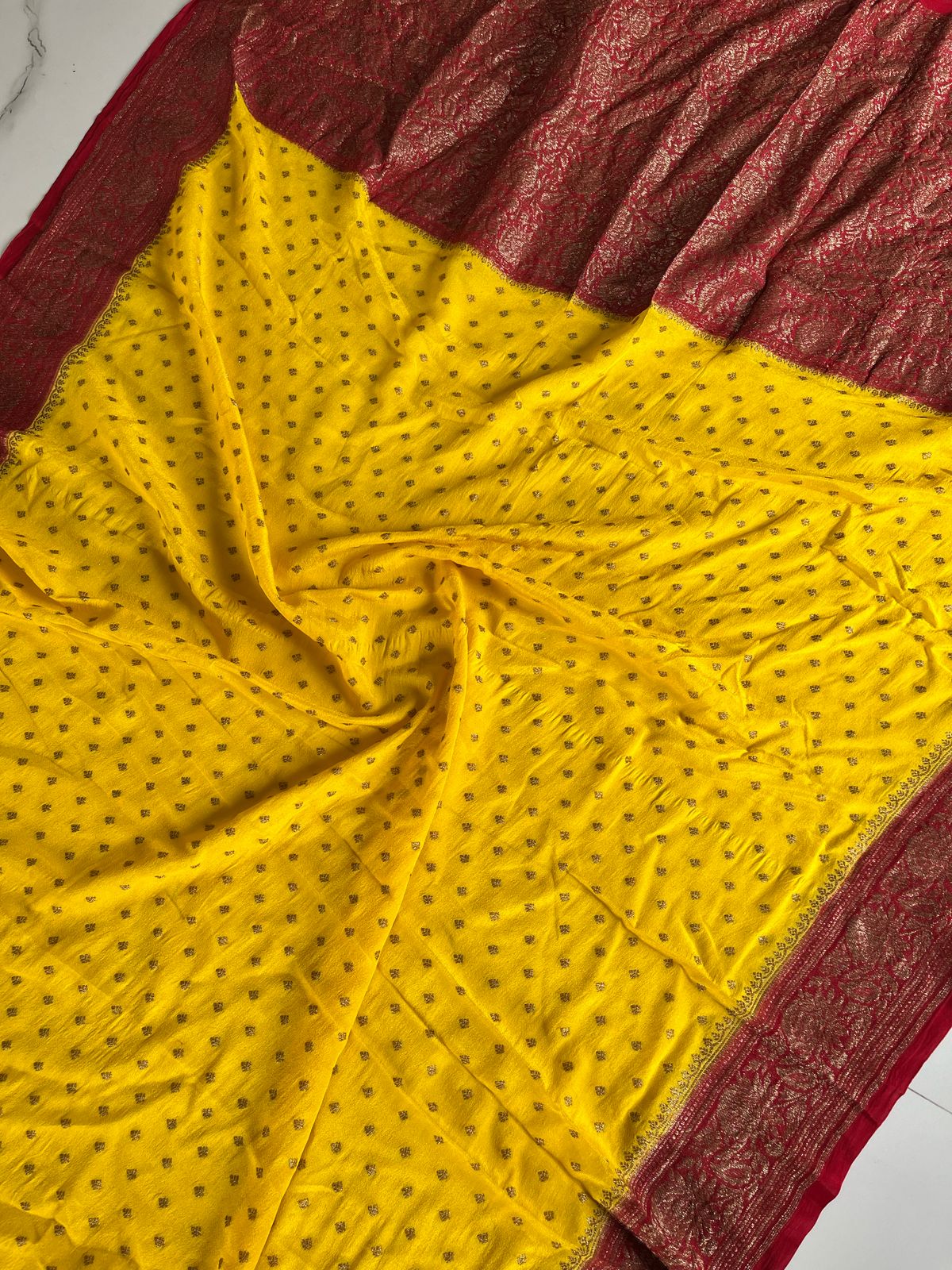 Banarasi Crepe Saree - Preorder