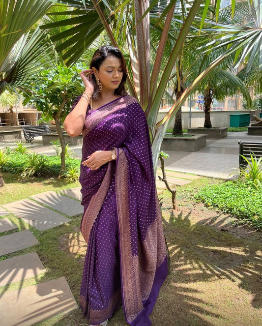 Banarasi Crepe Saree